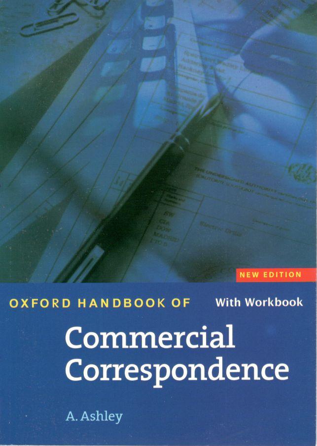 Oxford Handbook of Commercial Correspondence+WB A. Ashley مکاتبات