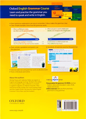 Oxford English Grammar Course Intermediate+CD - فروشگاه اینترنتی یک کتاب